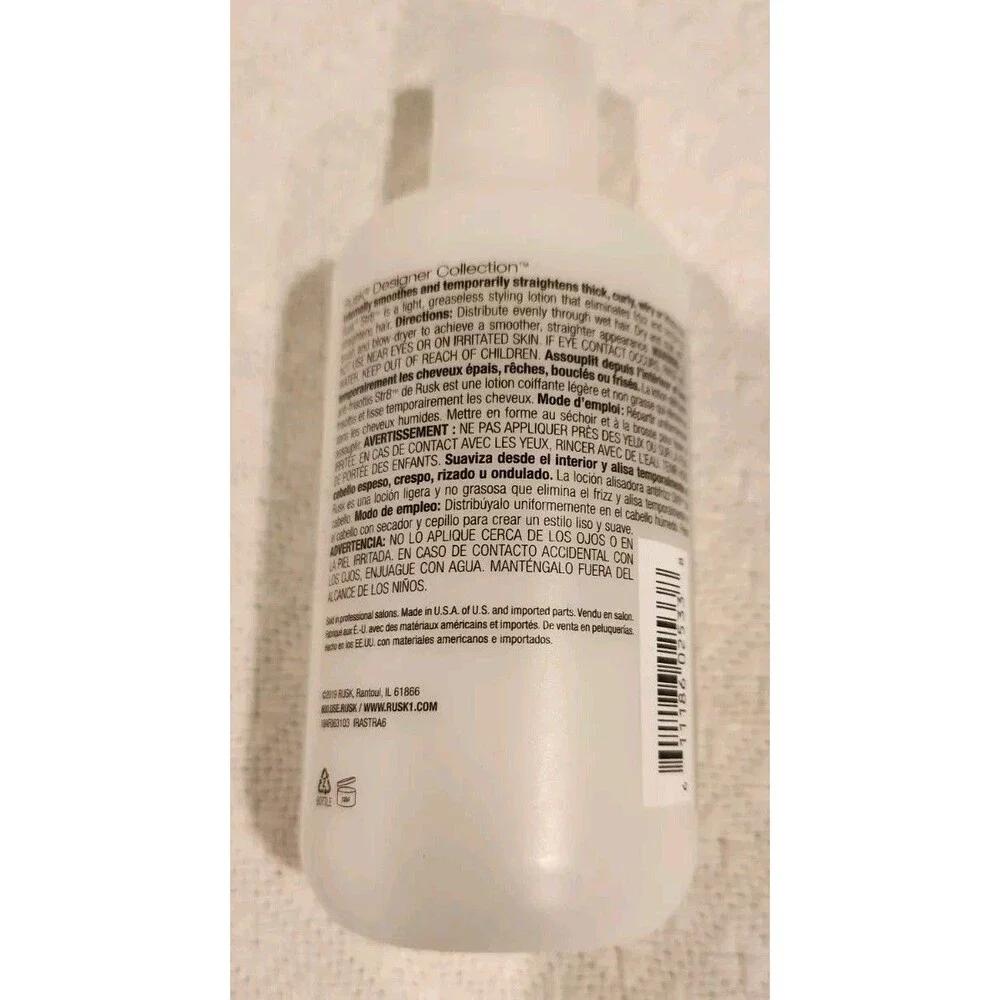 Rusk Str8 Anti Frizz and Anti Curl Lotion 6 Oz